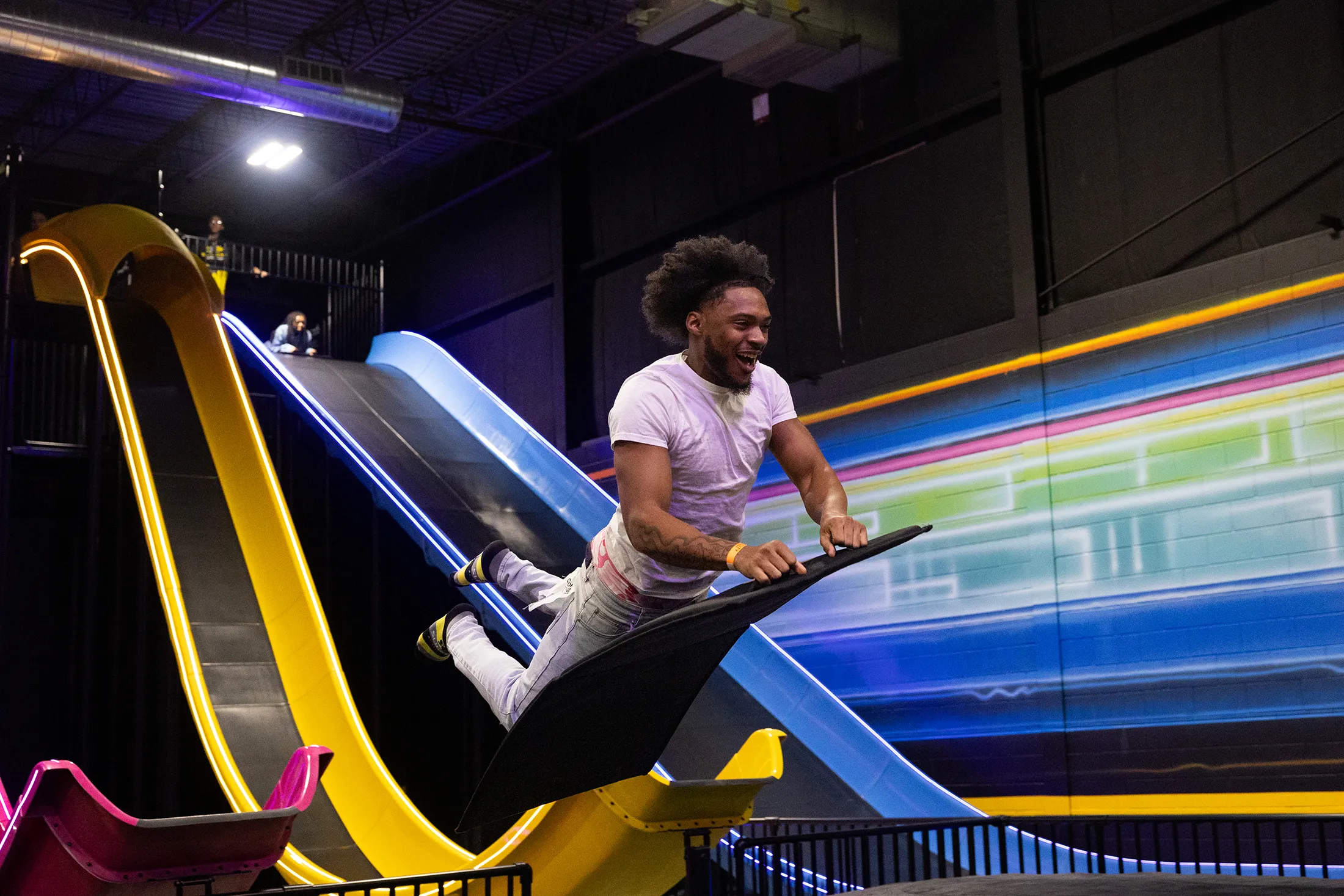 mega launch slide